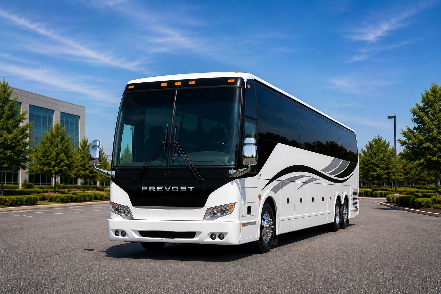 Charter bus rental in Cameron, TX